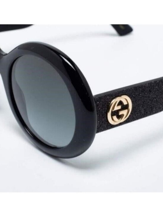 Authentic New Gucci Black GG0101S Round Gradient Sunglasses main image 7